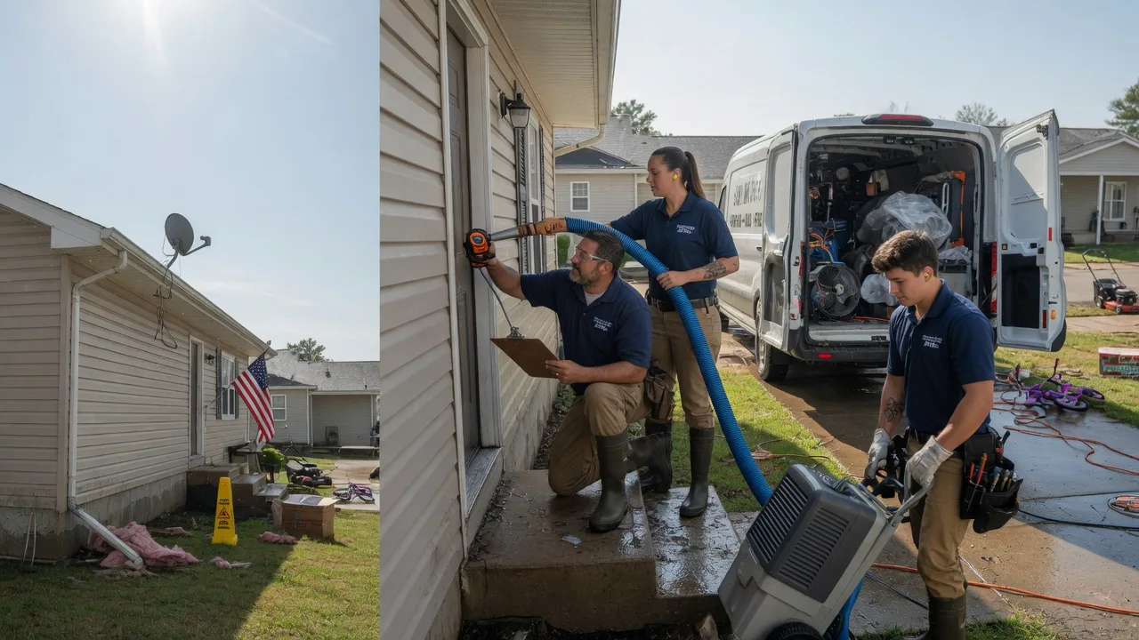 Ceiling Water Damage Restoration in Richton, MS near me